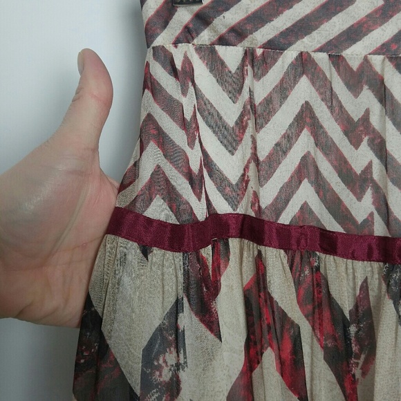 Diane von Furstenberg Chevron Skirt - Picture 4 of 5